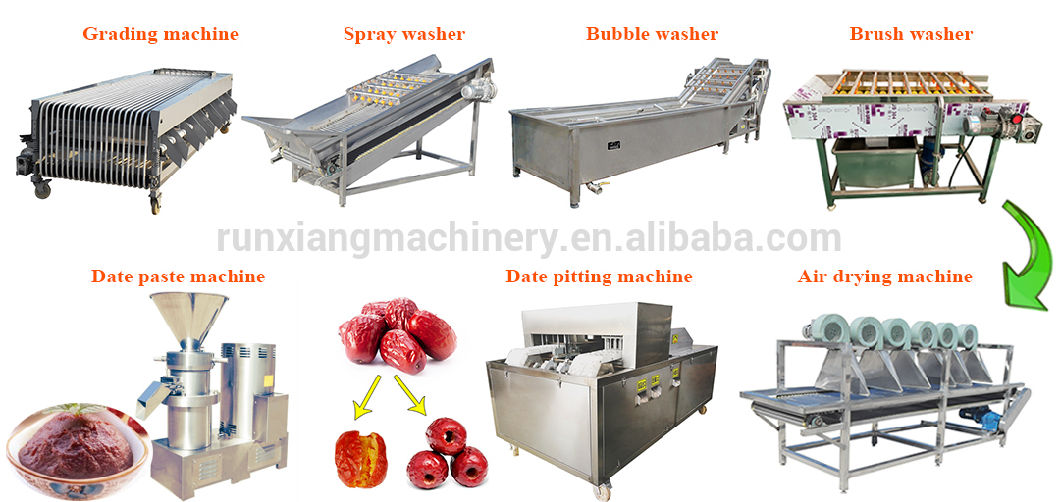Dates Powder Paste Production Line Dates Syrup Making Machine Dates Fruit Processing Machine