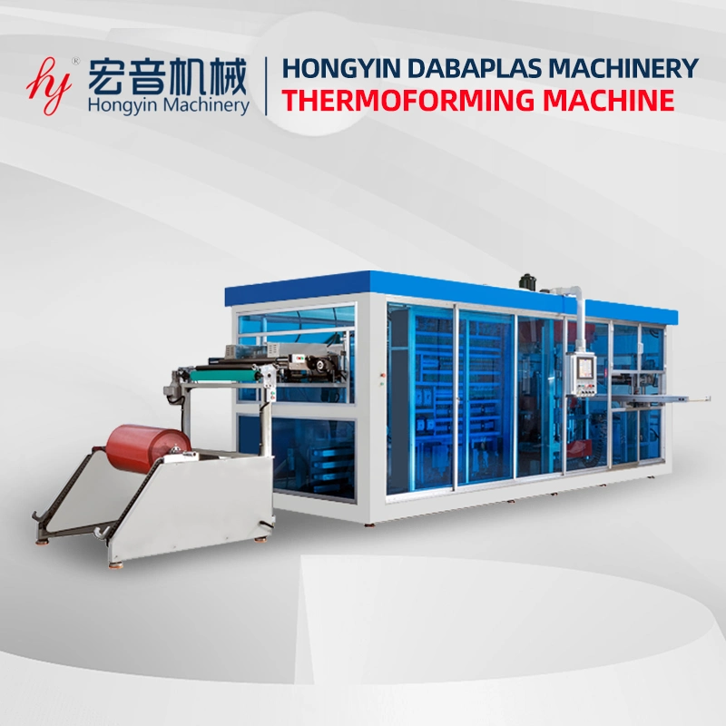 Hy-3021 Automatic Plastic Disposal Food Container Making Machine Plastic PP Box Vacuum Thermo Forming Machine