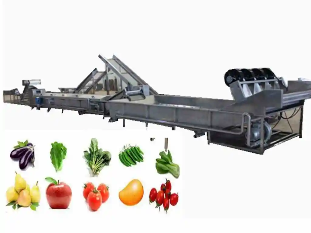 High Quality Fruit Washing Machine / Vegetable Grading Washing Machine