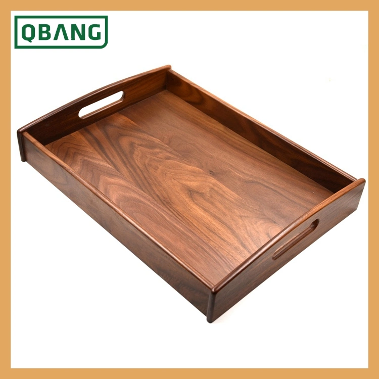 Serving Tray Restaurant Breakfast Tray Hotel Bamboo and Wooden Food Serving Tray Platter Tea Tray