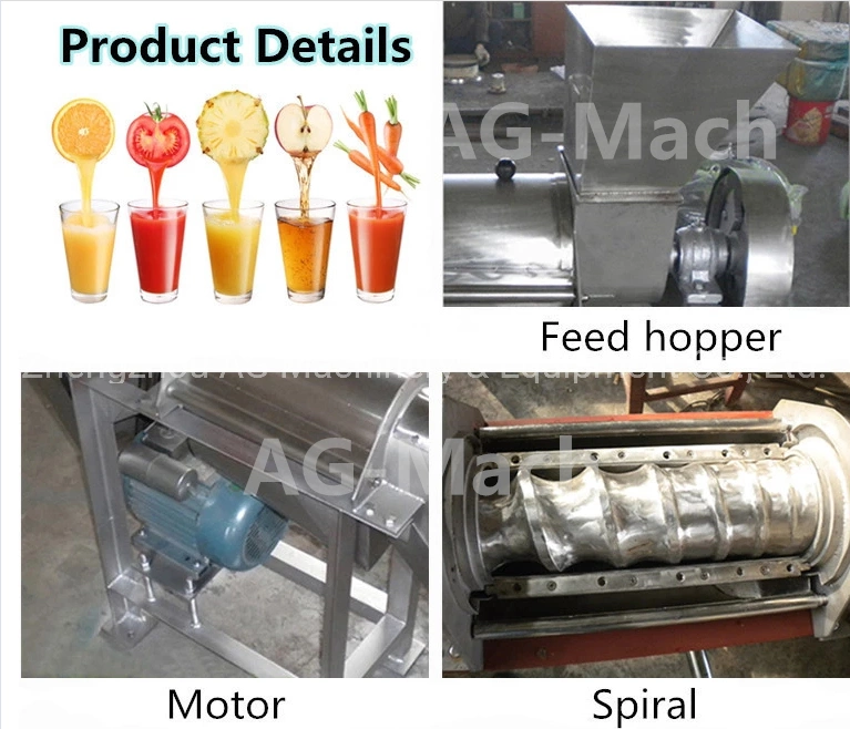Industrial Juicer Machine Industrial Fruit Juice Extractor Screw Crushed Juice Making Machine for Fruit and Vegetable