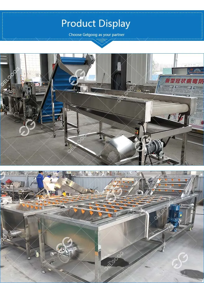 500kg/H Best Price Automatic Vegetable Fruit Washer and Sorting Potato Washing Grading Machine