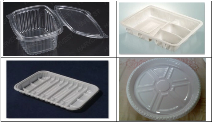 Fast Food Plastic Blister Tray Plate Thermoforming Machine