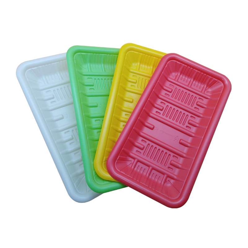 Tableware Container Disposable Compostable Frozen Food Packaging Pet PLA Plastic Tray