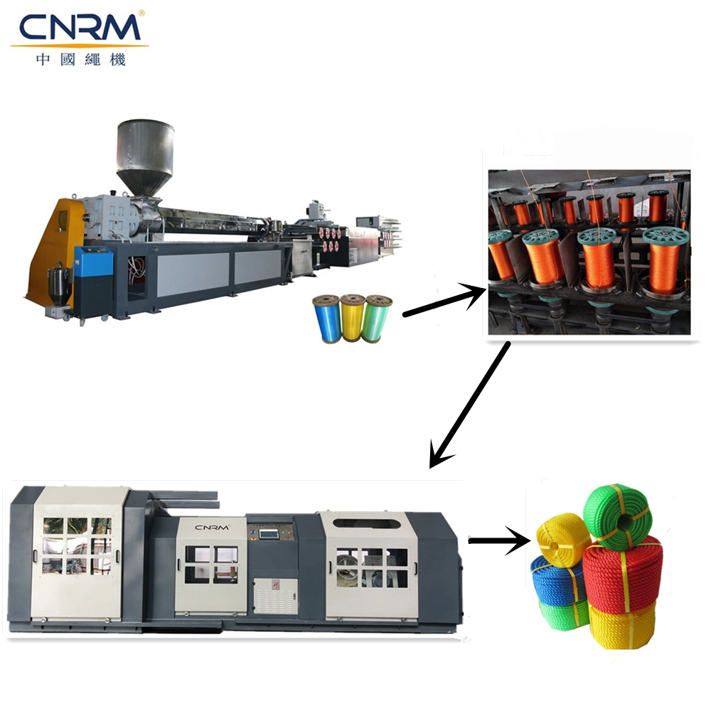 Cnrm Rope Machinery PP Monofilament Extruder Machine for Making Plastic Rope Net Yarn