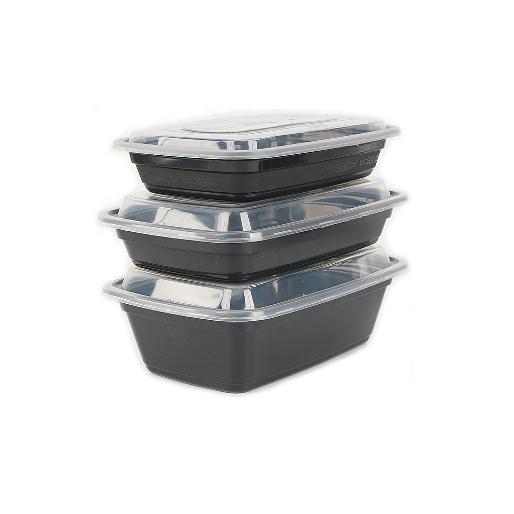 Microwave Safe Food Grade PP Plastic Food Container/Box with Innner Layer for Take Away Food