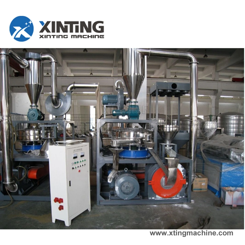 Waste PVC PP PE EVA Plastic Pulverizing Machine Grinding Granulator