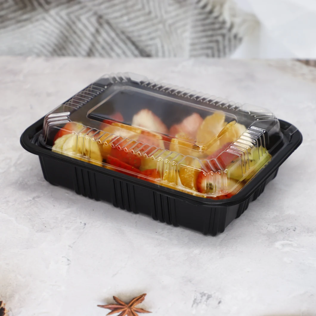 Plastic Fast Food Bento Box Takeaway Lunch Box Food Container