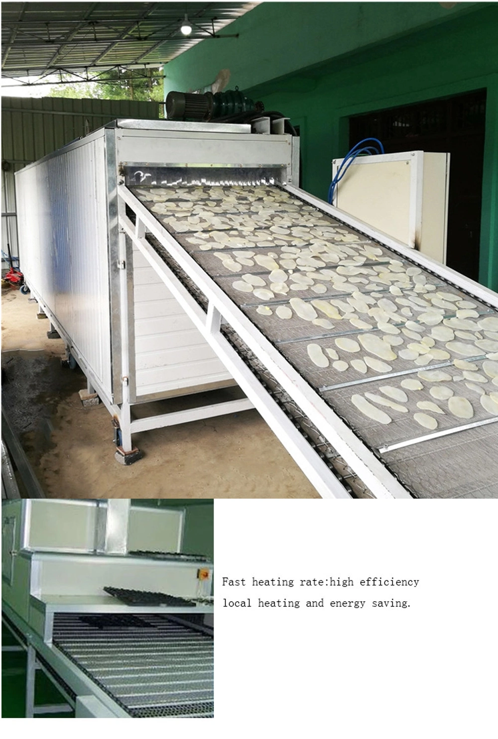 Industrial Fruit Drying Cassava Vegetable Food Meat Processing Dryer Machine