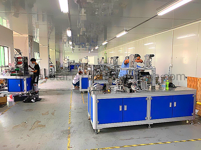 250PC/Min Fully Automatic or Semi-Automatic Disposable & N95 Medical Face Mask Manufacturing Production Line Machine