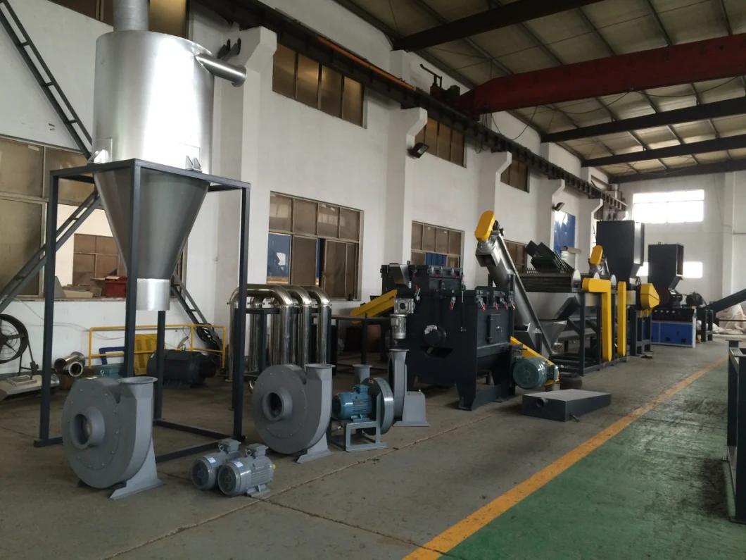 Waste Plastic Pet Bottle Recycling Crushing Washing Drying Equipment Machine/ Plastic Recycling Machine