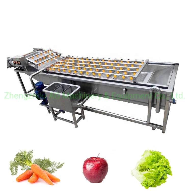 Commercial Fruit Cleaning and Vegetable Washing Drying and Grading Machine