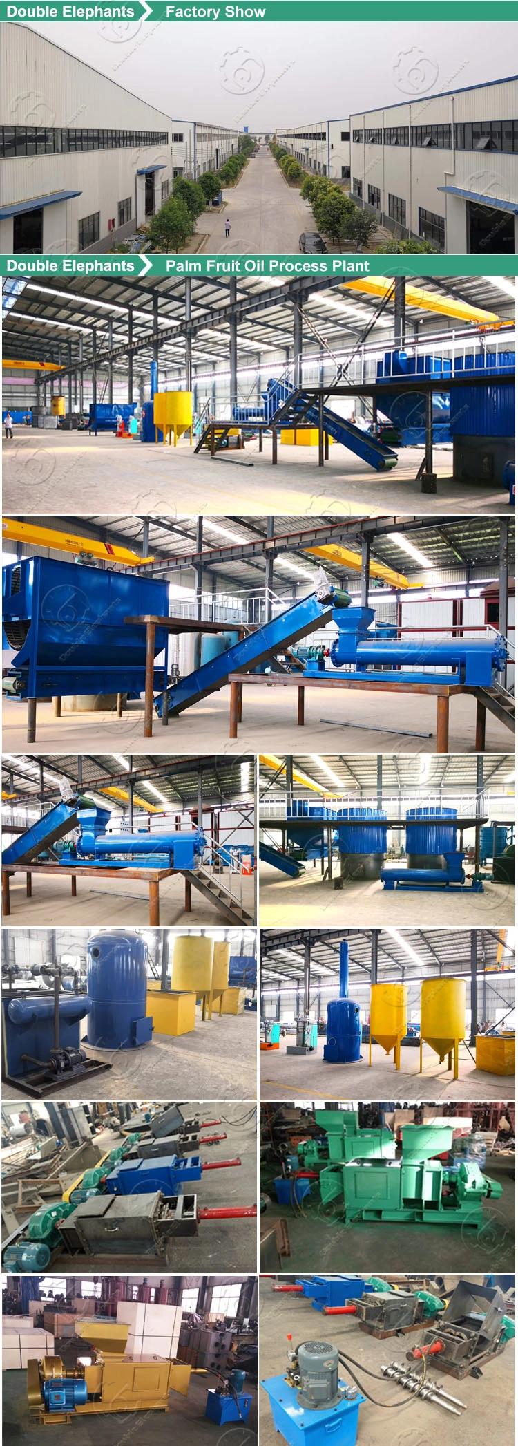 Oil Palm Processing Plant Oil Refining Machine Fruit Thresher Extraction Plant
