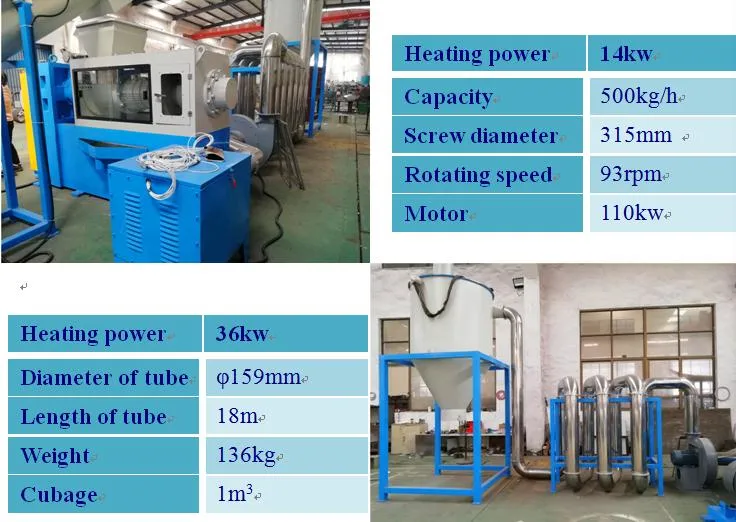 300kg Plastic Waste Bag HDPE Plastic Waste Recycle Washing Production Line Reprocessing Machine