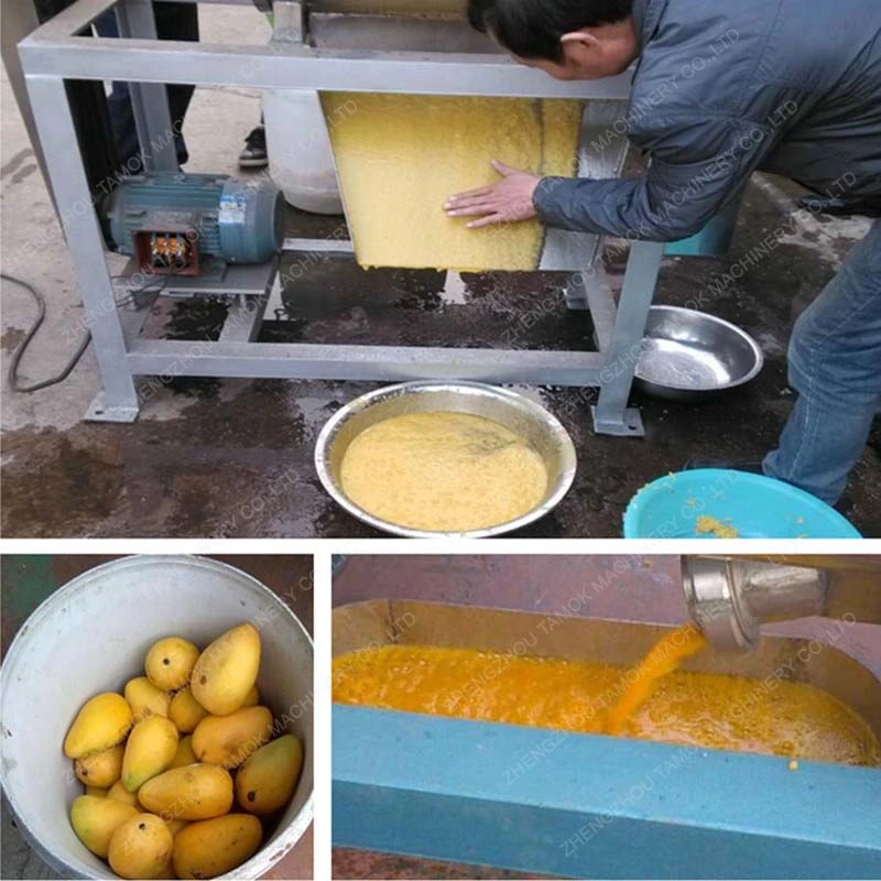 Easy Operate Fruit Pulp Making Machine Passion Fruit Pulping Machine