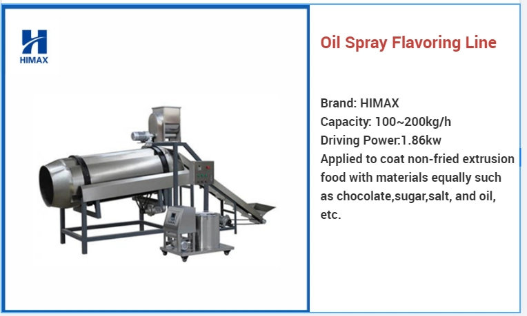 Mixing Machine Snack Food Fully Automatic Flavoring Machine for Potato Chips Snacks