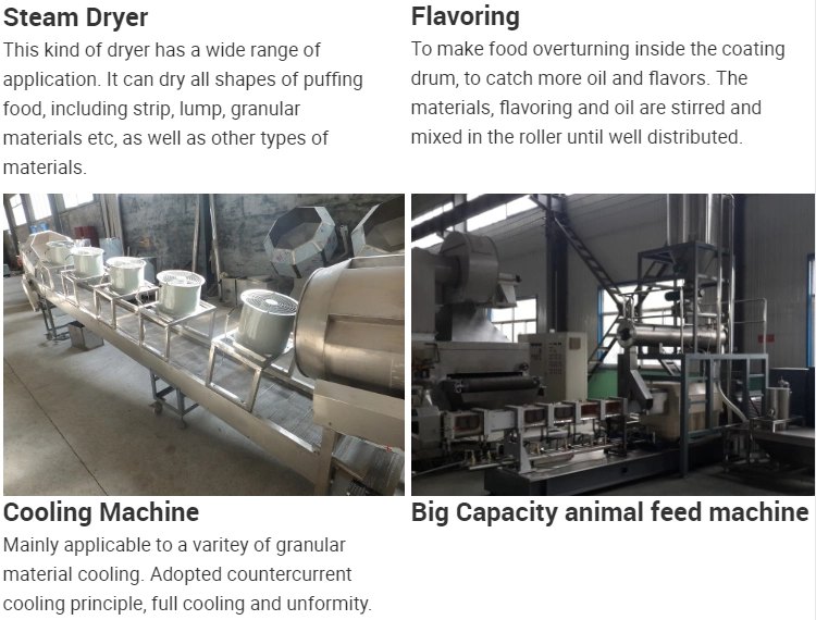 Fully Automatic Pet Food Production Line Aquatic Floating Fish Feed Production Machine