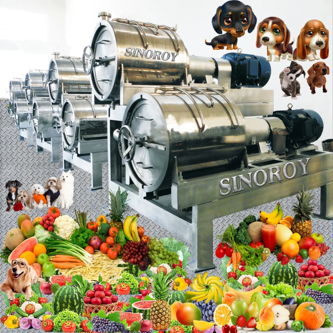 Pet Food Fruit Vegetable Sauce Puree Paste Jam Processing Line and Machines