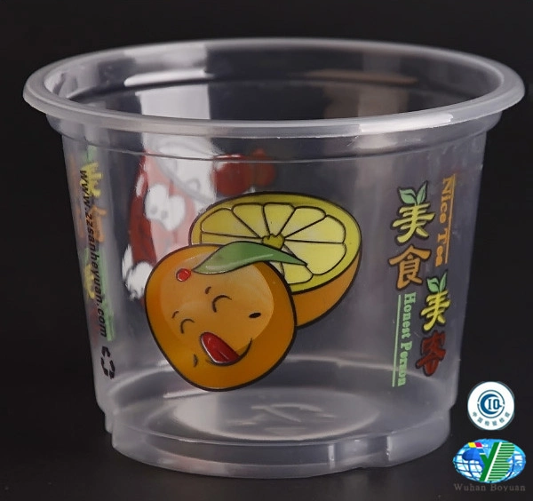 Transparent Disposable Plastic Bowl Plastic Boxes Takeaway Food Package Container for Salad Noodles Fast Food