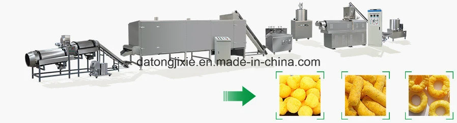 Industrial Automatic Popcorn Production Line for Snack Food Processing Line