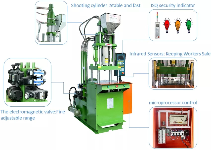 Full Automatic PP Plastic Cap Automatic Plastic Injection Molding Machines