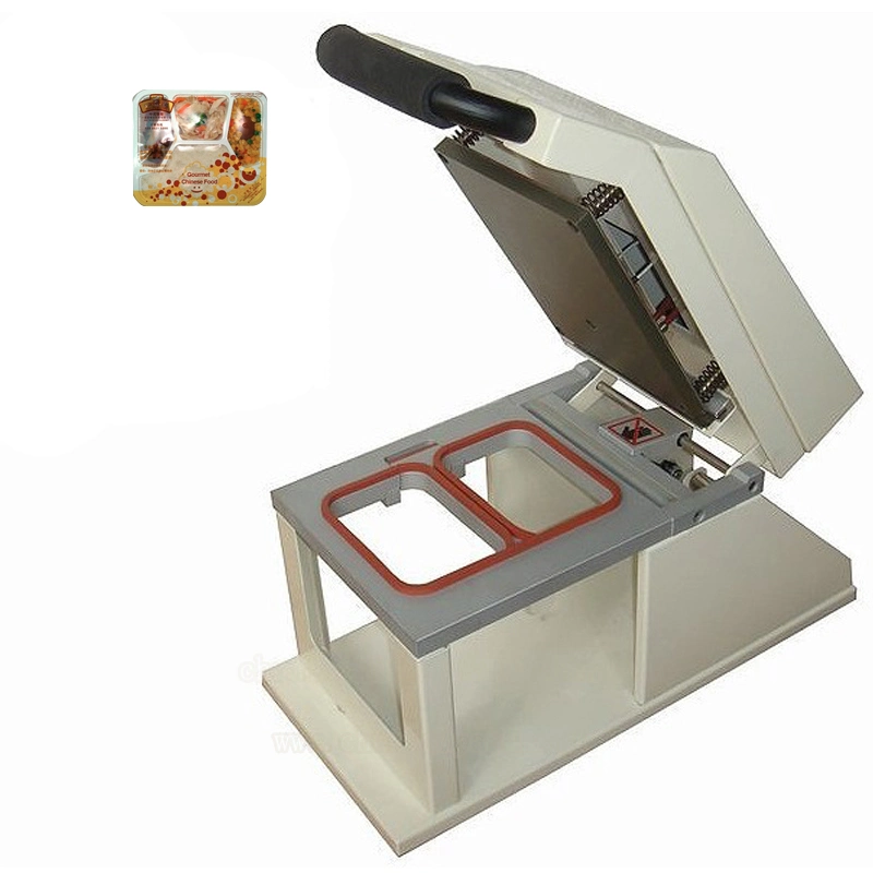 Manual Lunch Box Fast Food Tray Packing Machine Heat Sealer