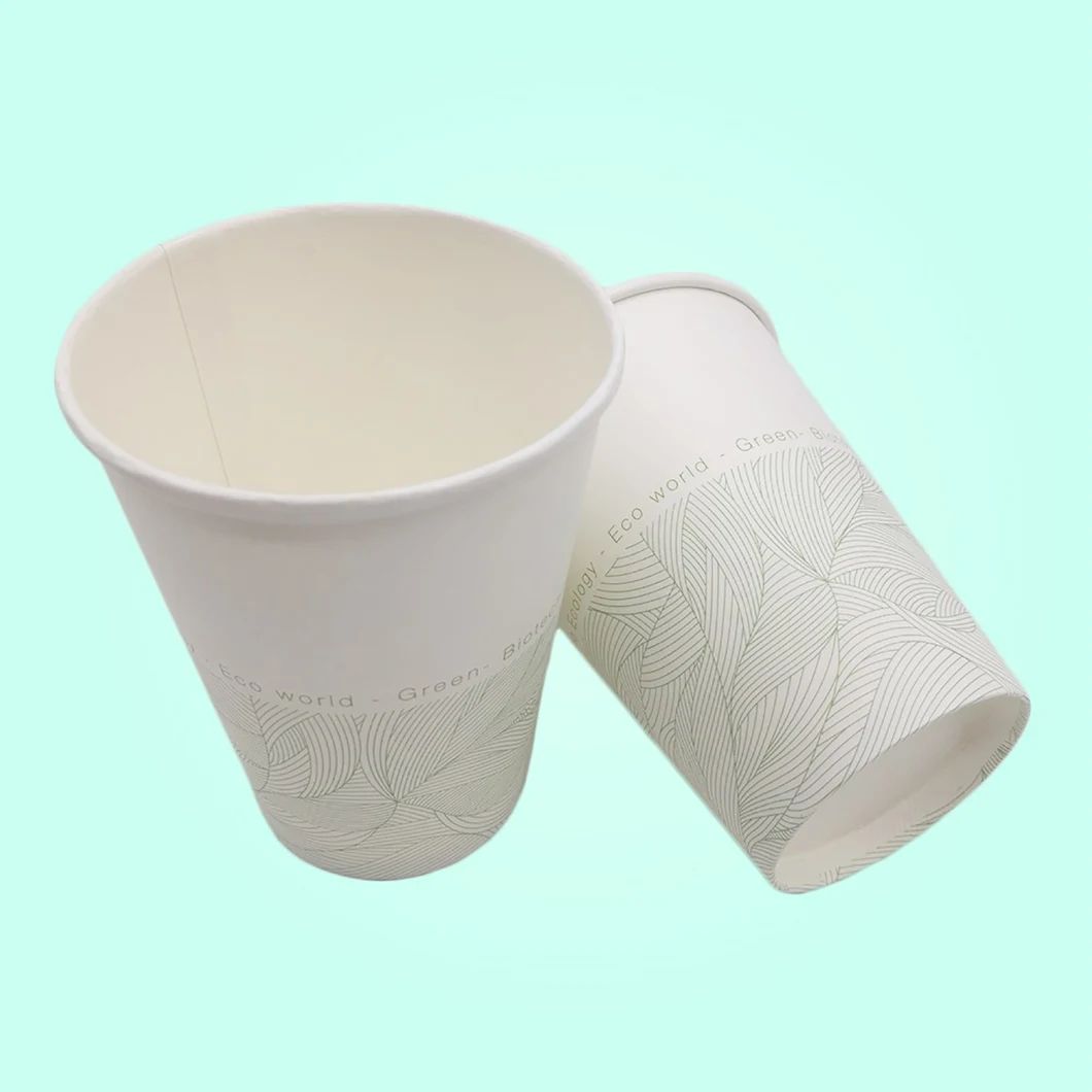 12oz Simply Drink Tea Paper Cup Tea Disposable Tea Cup (white)