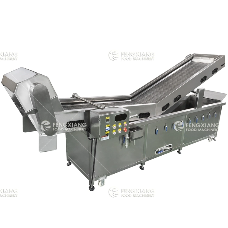 Food Processing Factory Leafy Vegetable French Fries Fruit Blanching Machine