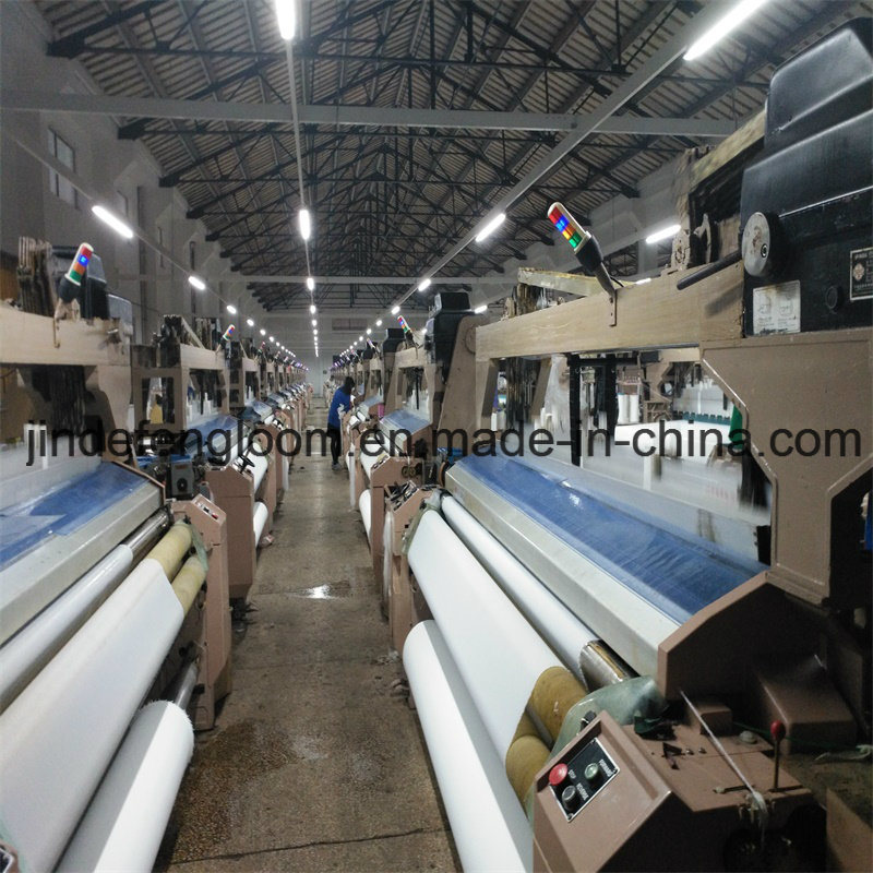 Double Electronic Feeder Water Jet Weaving Loom with Dobby Shedding