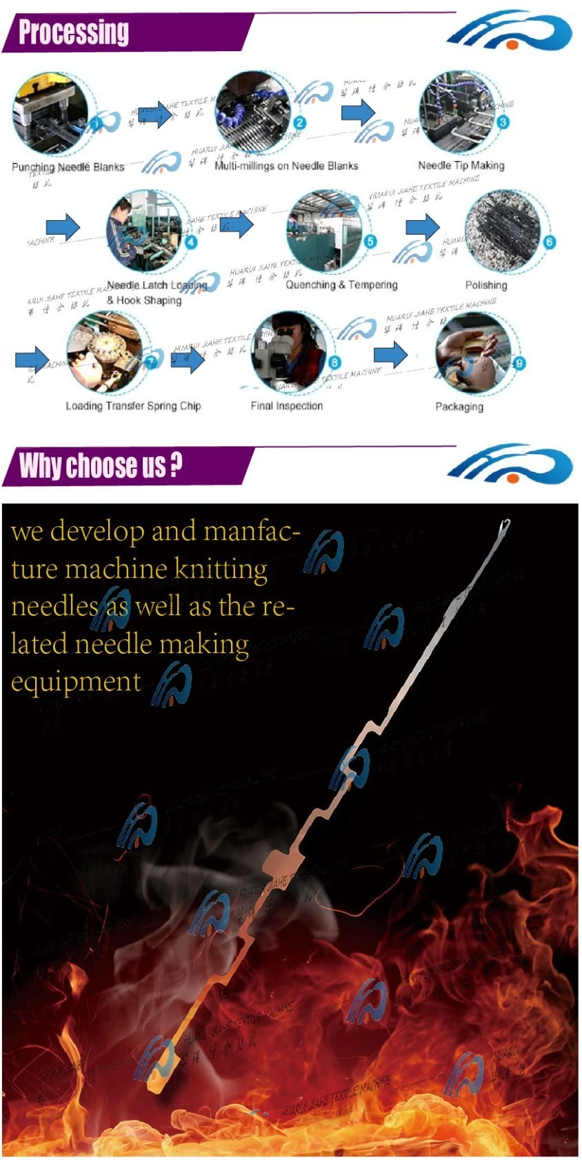 12g Jacquard Machine Sweater Knitting Needle Which Model Number Is 8085D All Spare Parts Needles of Fully Computerized Flat Bed Knitting Machine.