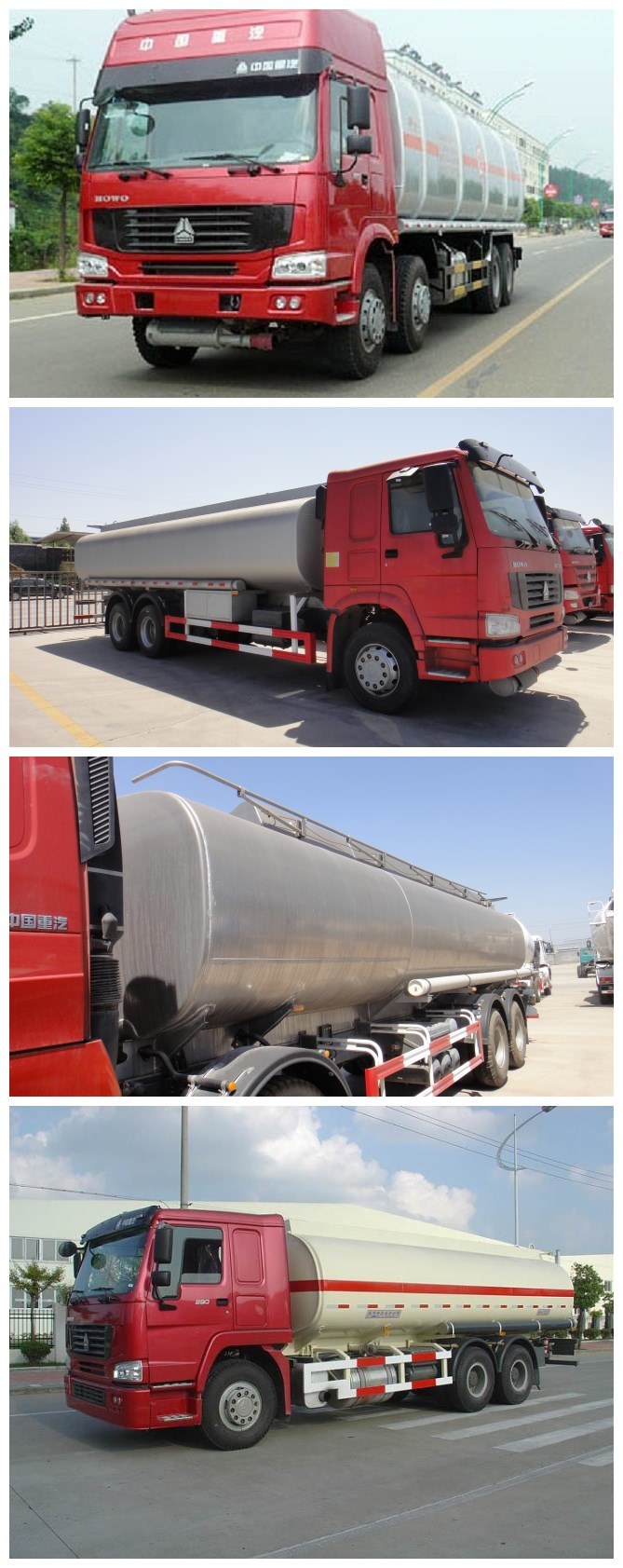 3 Axle 20m3bulk Cement/Water Truck/Tanker Heavy Duty Truck