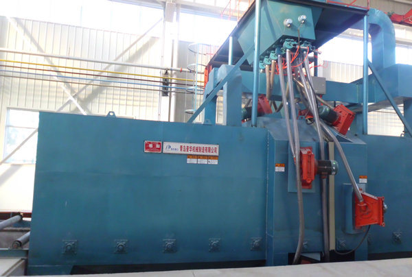 Cleaning Equipment Roller Conveyor Steel Plate Shot Blasting Machine