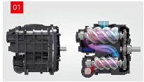 Energy-Saving Screw Air Compressor for Textile Machine
