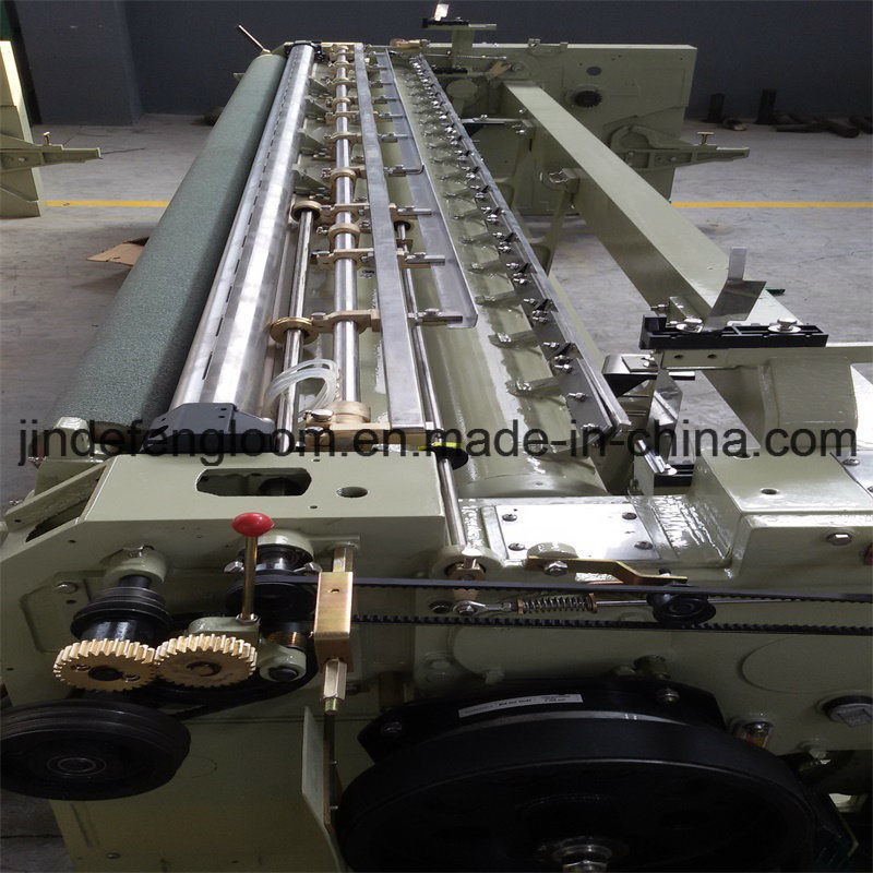 Jdf-408 Double Nozzle Heavy Water Jet Power Loom with Dobby Shedding