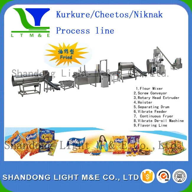 Nik Naks Snacks Process Line Corn Curls Machinees Cheetos Machines Kurkures Process Line