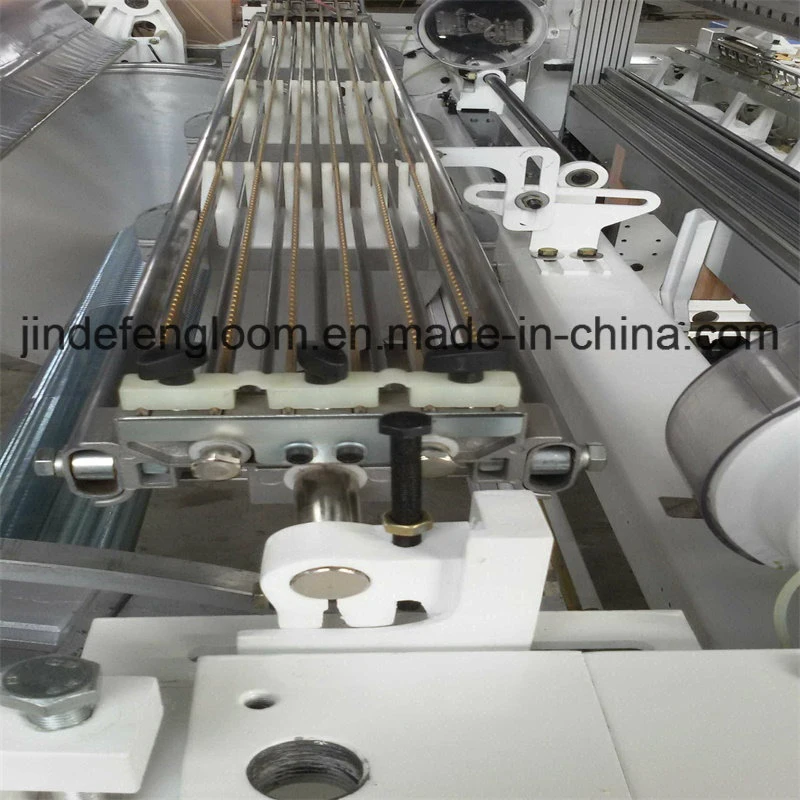 2 Color Electronic Weft Feeder Air Jet Loom with Cam Shedding