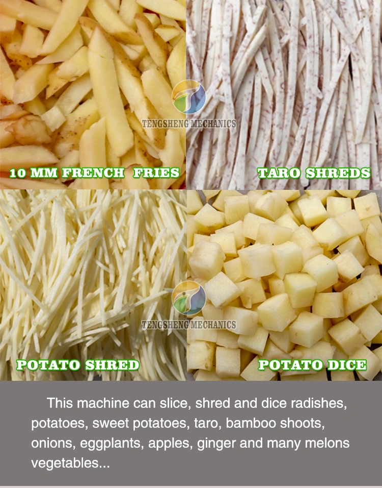 Multifunctional Chopping Machine Food Processing Machine Taro Chopping Machine French Fries Machine Potato Chip Machine