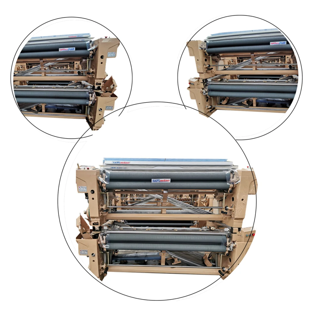 Double Beam Double Nozzle High Speed High Density Water Jet Loom for Blackout Fabric Curtain