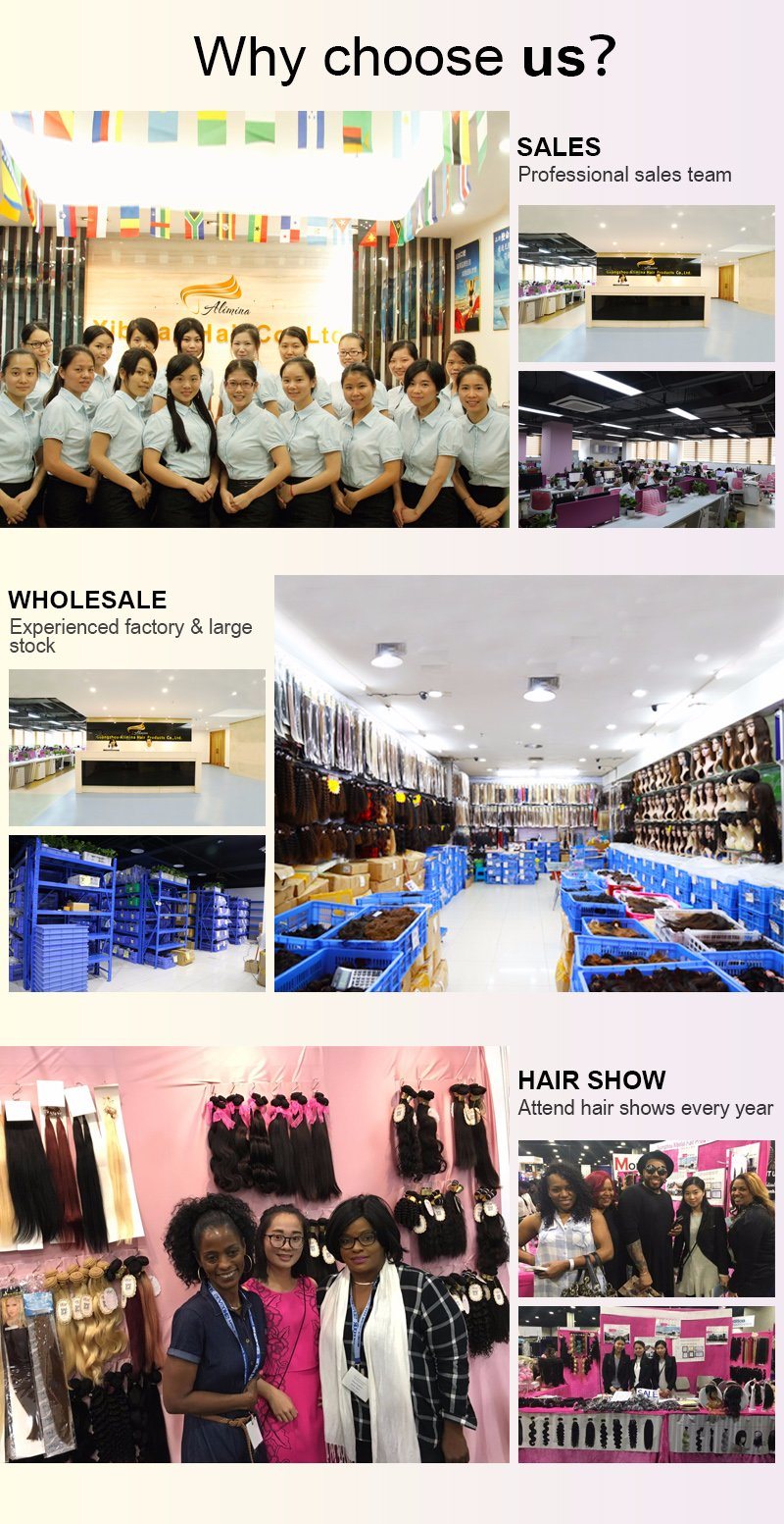 Factory Directly Shedding Free High Quality Human Hair Weave