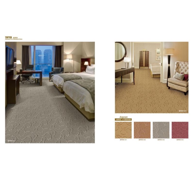 Machine Made Tufted Jacquard Wall to Wall Hotel Carpets