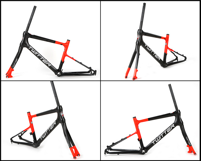 Carbon T900 Road Racing Bike Frame with 40cm Frame Size