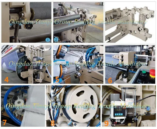 Smart Eight 8 Color 340 Cam Shedding Air Jet Loom Textile Machinery Textile Weaving Machinery Shuttleless Loom Cotton Weaving Machine Tuck in