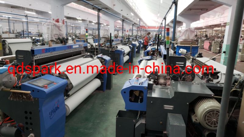Electronic Double Nozzle Air Jet Loom with Cam, Dobby, Jacquard Shedding