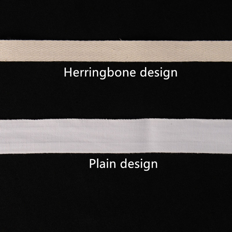 100% Cotton Herringbone and Plain Webbing Tape Cotton Tape