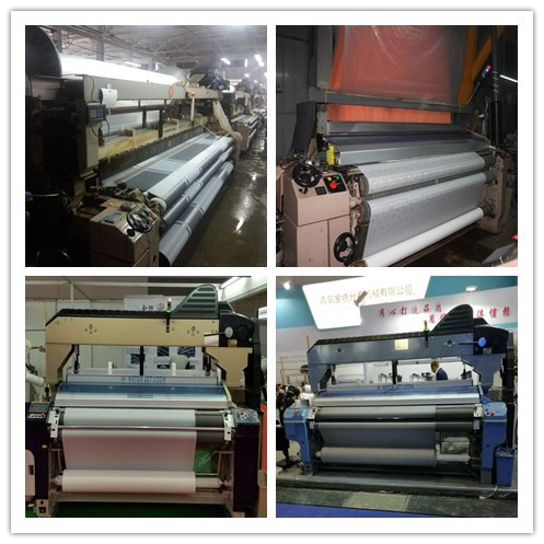 360cm Double Nozzle High Speed Water Jet Loom with up and Down Beam for Curtain Fabric