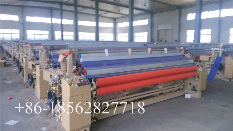 Cam Shedding Water Jet Loom Weaving Machine with Double Beam