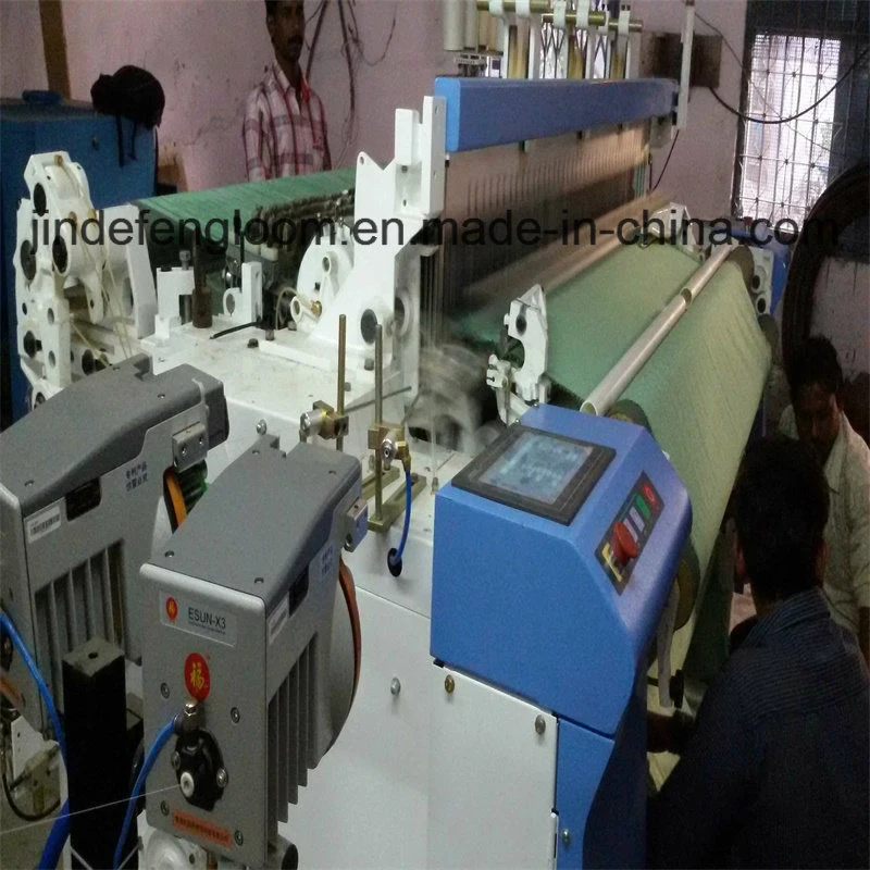 6 Color Weaving Machine Shuttleless Airjet Loom with Cam Shedding