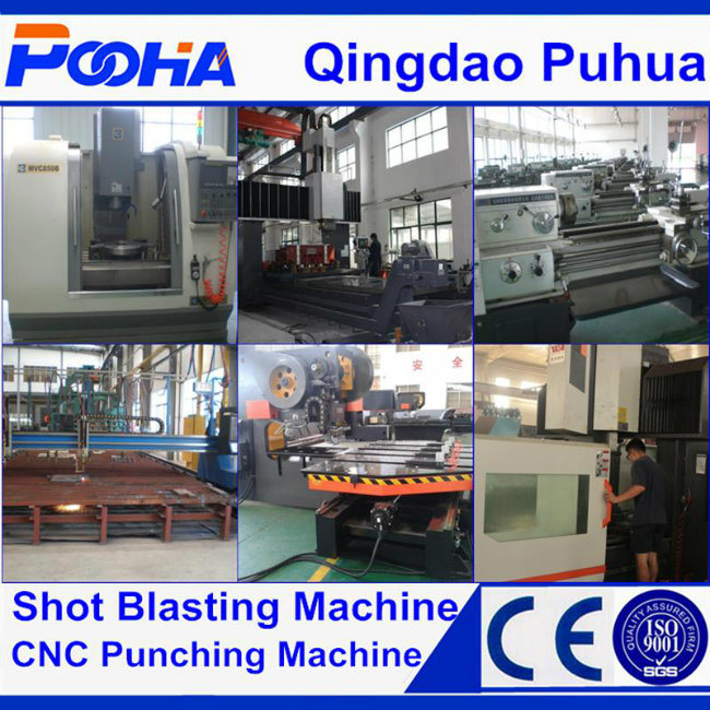 Cleaning Equipment Roller Conveyor Steel Plate Shot Blasting Machine