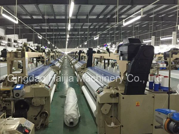 190cm Polyester Fabric Double Beam Weaving Machine Water Jet Loom