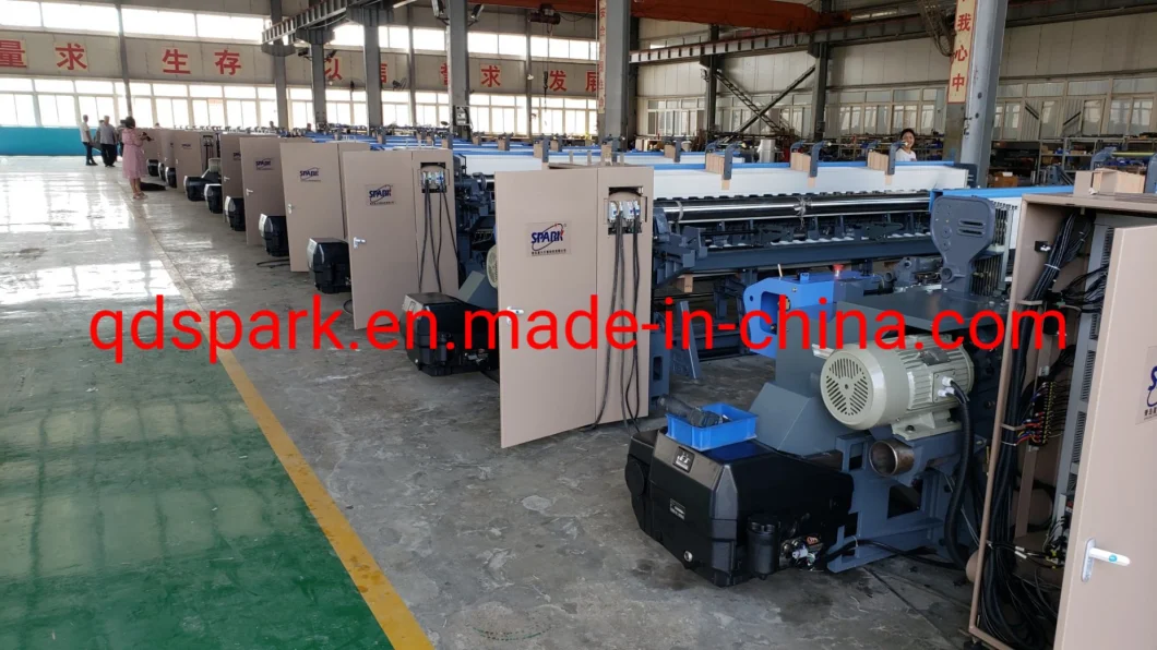 Two Colors High Speed Denim Fabric Cotton Weaving Textile Machinery